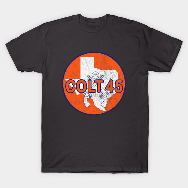 Defunct - Houston Colt 45s Baseball T-Shirt by LocalZonly